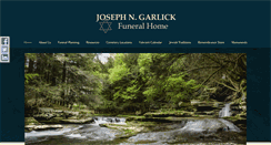 Desktop Screenshot of josephngarlickfuneralhome.com